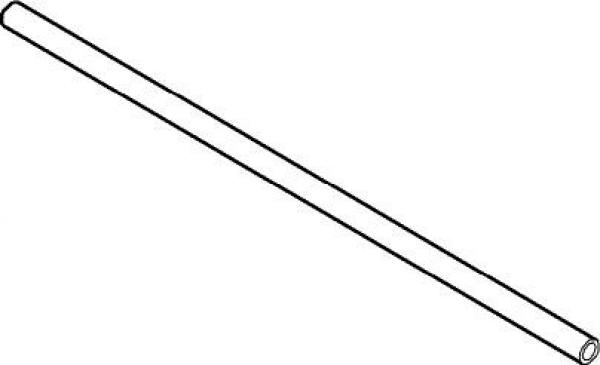 ORGA-LINE Querrelingstange für METABOX,  bis KB=1200 mm, zum Ablängen, cremeweiß